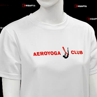 Брендированные футболки для "AEROYOGA CLUB"