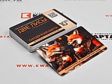 Скидочные пластиковые карты для "ДВЕ ЛИСЫ" Скидочные пластиковые карты для "ДВЕ ЛИСЫ"