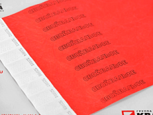 Контрольные браслеты с печатью для "Альфа-Банк" Контрольные браслеты с печатью для "Альфа-Банк"