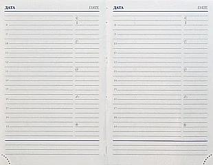 Ежедневник недатированный А6, Esprit, синий Ежедневник недатированный А6, Esprit, синий