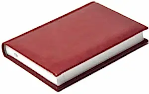 Ежедневник недатированный А6, Nature, бордовый