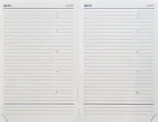 Ежедневник недатированный А6, Nature, красный Ежедневник недатированный А6, Nature, красный