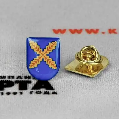 Металлические значки с заливкой полимерной смолой для МБУК "ХОХОЛЬСКИЙ ЦРКТ"