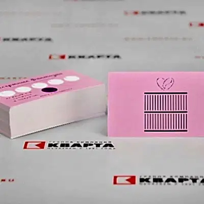 Купоны с двусторонней цифровой печатью на картоне для "ДЕСЕРТНЫЕ ФАНТАЗИИ"