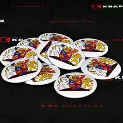 Закатные значки с гербом