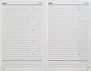 Ежедневник недатированный А6, Nature, бежевый